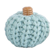 YiFudd Ornamenti decorativi a forma di zucca lavorati a maglia - Zucca colorata lavorata a mano - Accessori per feste