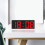 Clearance! VALSEEL Digital Alarm Clock with Large LED Display, White Frame, Compatible with Bedside, Study, Kitchen Use 6