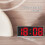 Clearance! VALSEEL Digital Alarm Clock with Large LED Display, White Frame, Compatible with Bedside, Study, Kitchen Use 5