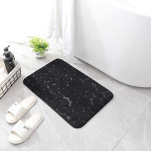 Ozmmyan1 covor de baie din spumă cu memorie, antiderapant, gros, moale și confortabil, covoraș de baie în relief, absorbant de apă și lavabil,