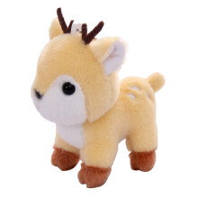 Peluche di cervo natalizio, simpatico mini cervo giocattolo, animale della foresta, bambola adatta per decorazioni natalizie, regalo per le vacanze,