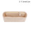 Borsa da donna multitasche in tessuto feltro beige S 1