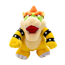Super Mario Bros-serien 10 tum gul kung Bowser Koopa plyschleksak docka gosedjur All Star-kollektionen