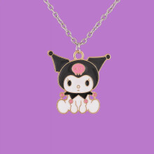 Kuromis Halskæde Legering Herre Dame My Melodys HelloKittys Sort og hvid Vedhæng Smykker Anime Tilbehør Par Gave