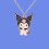 Κολιέ Kuromis Κράμα Ανδρικά Γυναικεία My Melodys HelloKittys Ασπρόμαυρο Μενταγιόν Κοσμήματα 3