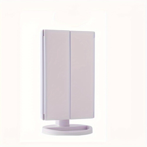 CKLXNGT1pc Τριπλός καθρέφτης μακιγιάζ με φωτισμό LED, μεγέθυνση 2x/3x, πλευρικά πάνελ για 2