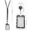 Polyester Plastic School Supplie ID Card Holder with String Anti-scratch Reel Nurse 6