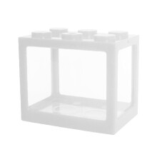 UOYOTT Stackable Building Blocks Betta Fish Tank Aquarium Legoes Creative Fish Fast M2Z3