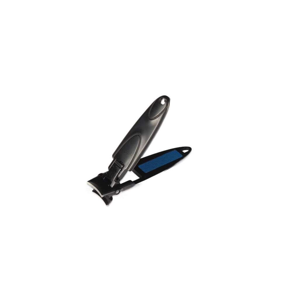 Stainless Steel Nail Clippers with Clean Cut Precision and AntiSplash Catcher for Fingernails and Toenails