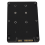 Placa Adaptadora 4X Mini PCIe MSATA SSD para SATA3 de 2,5 polegadas com Gabinete de 7mm de Espessura, Preta 4