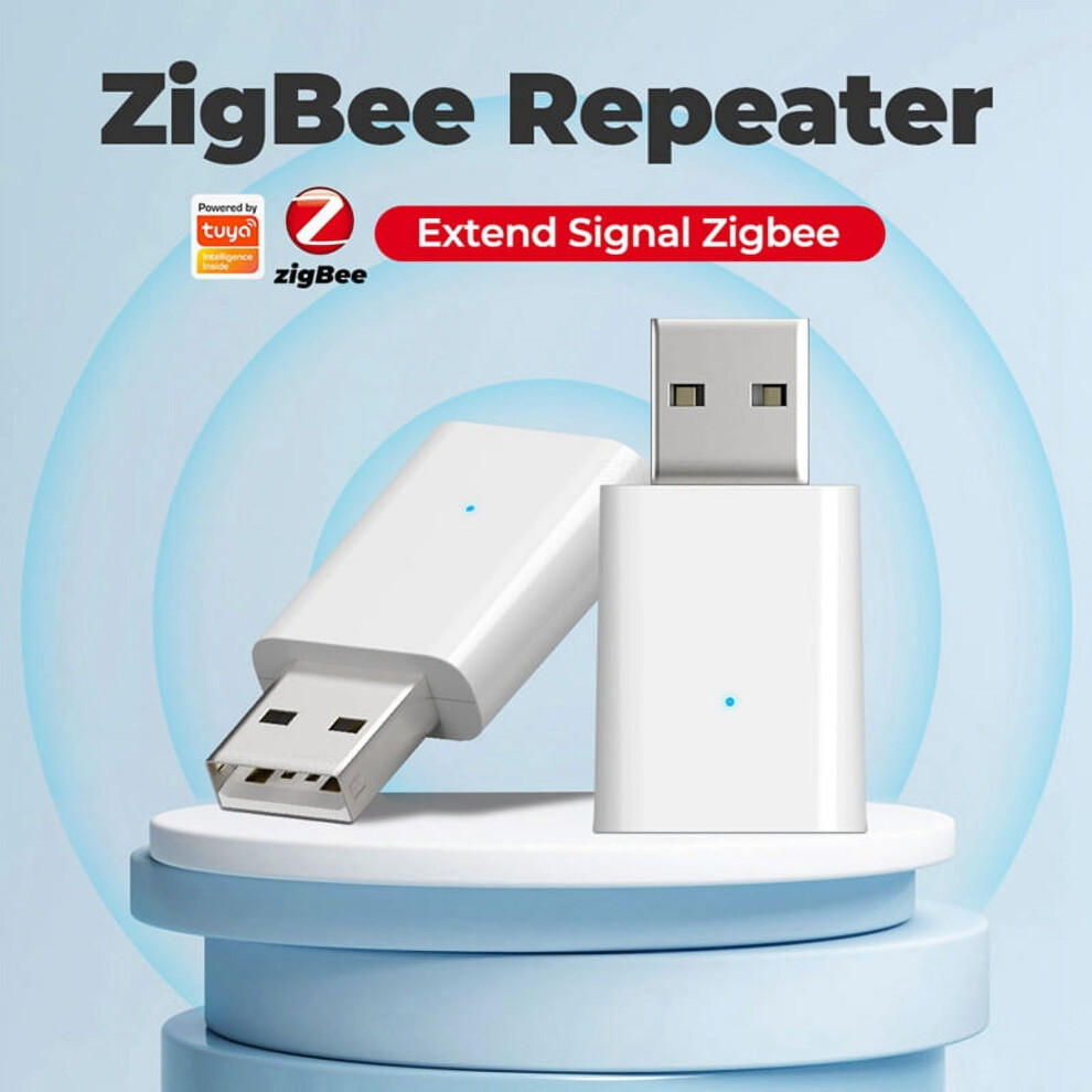 Tuya Zigbee Signal Repeater Usb Signal Amplifier Zigbee Gateway Smart Automation For Smart Life Zigbee Extender White 9191629448180