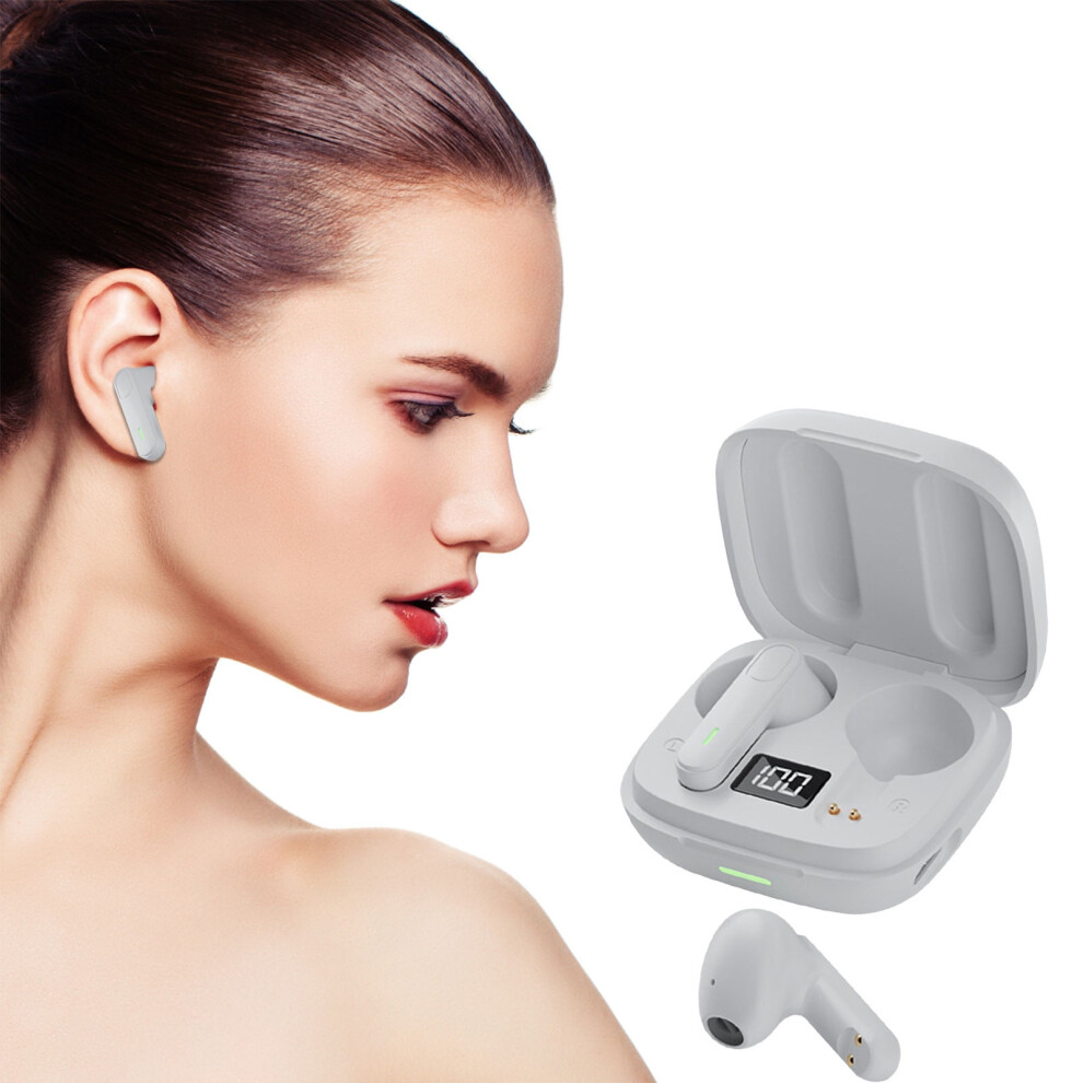 Avtoify Wireless Bluetooth Headset In-Ear Headset Sports Gaming Smartphone Headset White 9191629448586