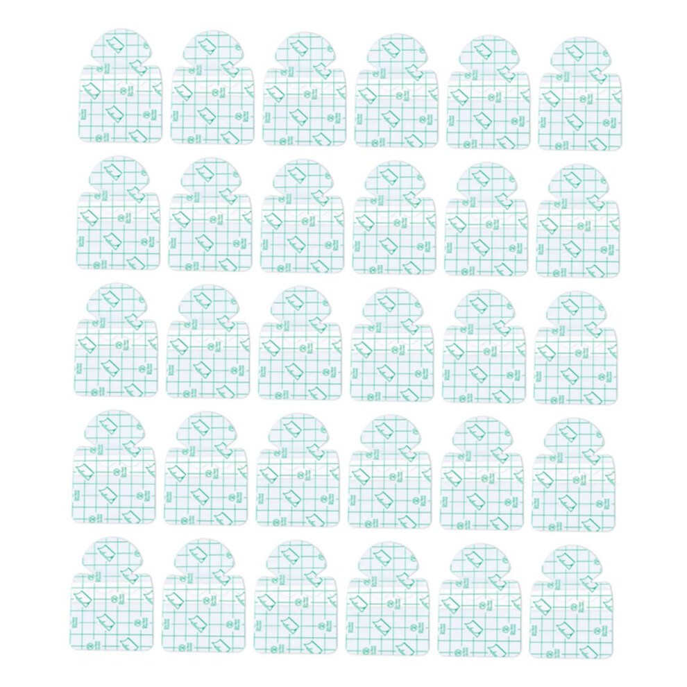 Heel Protectors 30pcs Moisturizing Heel Pads for Dry Cracked Feet Friction Protection for All Shoes