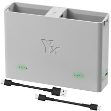 Mini 4 Pro Battery Charger compatible with DJI MINI 4 Pro/3/3Pro, Two-Way Charging Hub for Dual Batteries Rapid Charging