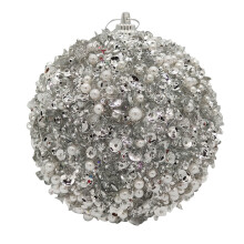 Viflosae 8CM Christmas Tree Decorations, Pearl Sequins Glitter Baubles, Indoor Ornament Set - Black Friday Deals