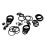 Δακτύλιος Kairuite O-ring Εξωτερικός δακτύλιος O Ø 3,2 - 65mm x πάχος καλωδίου 1,0mm Δακτύλιος 1