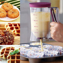 1pc Pancake Cupcake Batter Dispenser - Collapsible Separator for Perfect Baking