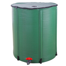 SamyoHome Rain Barrel Farms Serbatoio di raccolta acqua verde da 66 galloni