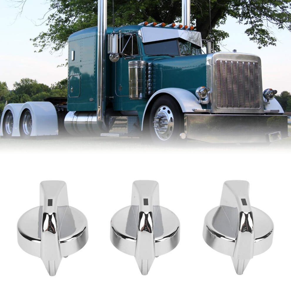 3 Pcs Ac Heater Control Knob Set 1210001000 For Peterbilt 330-387 6941381210791
