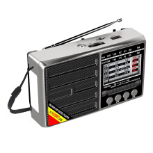 Φορητό ραδιόφωνο jixopn FM/AM/SW με υποδοχή 3,5 mm, ραδιόφωνο βραχέων κυμάτων με μπαταρία