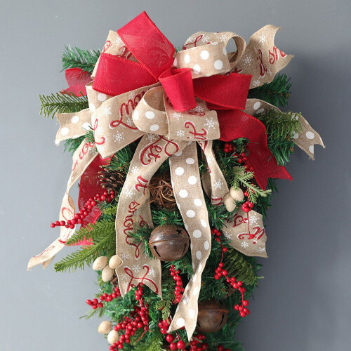 Gnobogi Christmas Decorations Christmas Upside Down Tree 60cm Grape Red Fruit Christmas Tree on Clearance 2