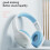 Ακουστικά Bluetooth Ασύρματα ακουστικά Over-Ear Στερεοφωνικά πτυσσόμενα ελαφριά 7