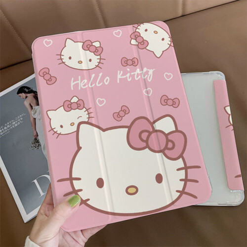 Θήκη Hello Kitty συμβατή με iPad, Αδιάβροχη και ανθεκτική στις πτώσεις για iPad Air4 2020, iPad10.2, 1