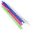 Conjunto de 8 canudos reutilizáveis de plástico rígido Chef Craft Select com escova, 26 cm (10,25 polegadas), multicoloridos. 1