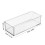 Clear Acrylic Storage Box with Lid, Rectangle Stackable Container for Cosmetics, Kitchen, Desktop & Pantry Organizer, Compatible with KKwercv 6