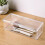 Clear Acrylic Storage Box with Lid, Rectangle Stackable Container for Cosmetics, Kitchen, Desktop & Pantry Organizer, Compatible with KKwercv 7