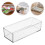 Clear Acrylic Storage Box with Lid, Rectangle Stackable Container for Cosmetics, Kitchen, Desktop & Pantry Organizer, Compatible with KKwercv 3