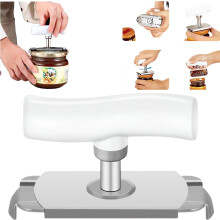 2024 New Arthritis Jar Opener - Compatible with Most Jars, Adjustable Grip for Weak Hands, Stainless Steel Lid Opener for Seniors