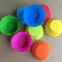 Yesbay 1 Cup Nonstick Silicone Muffin Pan, 1.26" Diameter Cups 24 Pieces