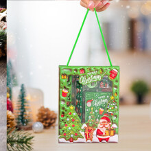 Christmas Stationery Set Gift Box, 6-piece Pencil Set Compatible with Primary School Student Souvenirs, Christmas Home Decor Gifts