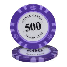Poker Chip Mahjong Texas Hold'em Poker Chip High End Playing Cards Casino Accessories Face Value 500