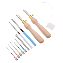 Embroidery Stitch Piercing Kit DIY Art Craft Needles Knitting Needles Hole Punch Tool DIY Embroidery Supplies