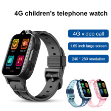 SUSUchens Smart Watch 1 69 Inch Large Display Long Standby Time 4G Network Two way Talk Square Dial Kids Digital Phone Wristwatch for Daily Pink
