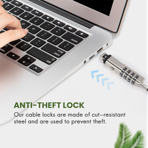 Security USB Password Anti-Theft Lock, Used for Anti Theft Function on Laptop, Tablet, Projector, TV 2