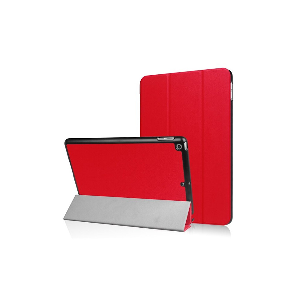 Compatible With Ipad 9.7" (2017) / (2018) - Slimfit Tri-Fold Case - Red 9191629706167
