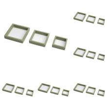 Decoratieve schelpjes, kleine opbergdoosjes voor knutselwerkjes, kralen, nagelsieraden *6 stuks