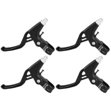 2 Pairs Bike Brake Handles Bike Braking Levers Aluminum Alloy Bike Brake Handles