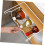 Fridge Bottle Rack Under Shelf Wine Holder SpaceSaving Kitchen Organizer with Sleek White Finish 5