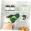 Fridge Bottle Rack Under Shelf Wine Holder SpaceSaving Kitchen Organizer with Sleek White Finish 2