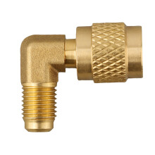 R22 To R410 Conversion Connector 90 Integrated 1/4 To 5/16 Copper Connector