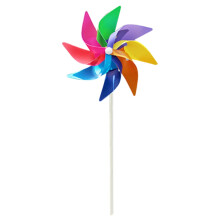 Shinycome bunte Windmühle aus Kunststoff, Windspiel, Kinderspielzeug, Rasen-, Garten- und Partydekoration
