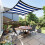 Kayannuo Σκίαστρο Ηλίου, Ορθογώνια Εξωτερική Προστασία από τον Ήλιο για Πισίνα, Κήπο, 4
