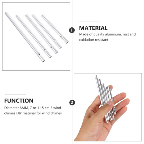 Guangmc25st vindspelsrör DIY-kit trädgårdsdekor 2