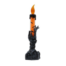 Halloweenske dekoratívne blikajúce sviečky Oranžové LED sviečkové svetlo pre domáci párty bar Strašidelný dom