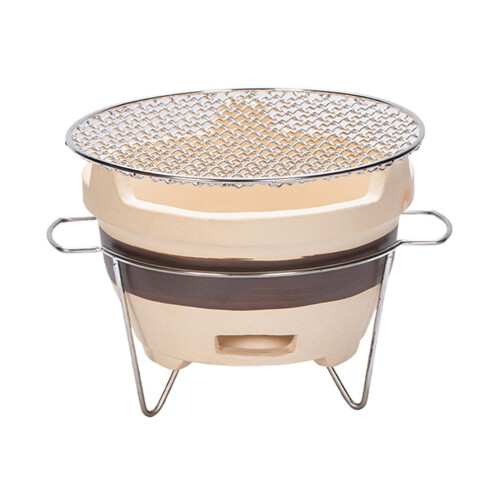 Colaxi Small Grill Camping Πολυλειτουργική ψησταριά BBQ Φορητή πήλινη ιαπωνική ψησταριά για 2