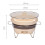 Colaxi Small Grill Camping Πολυλειτουργική ψησταριά BBQ Φορητή πήλινη ιαπωνική ψησταριά για 7